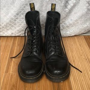 Black Dr. Marten boots size us 7